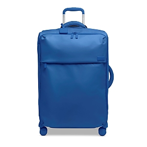 Lipault Plume Long Trip Spinner Suitcase In Cobalt Blue