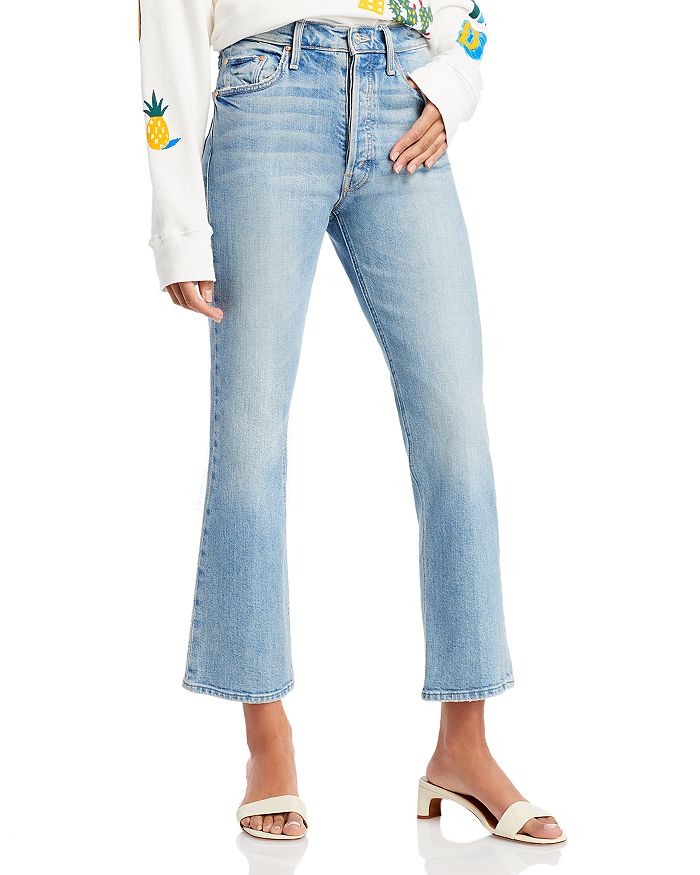 MOTHER Tripper Cropped Flared Jeans in I Confess | Bloomingdale's