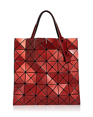 Bao Bao Issey Miyake Lucent Metallic Tote Bag In Dark Orange