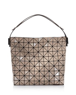 Bao Bao Issey Miyake Geometric-Pattern Faux-Leather Shoulder Bag