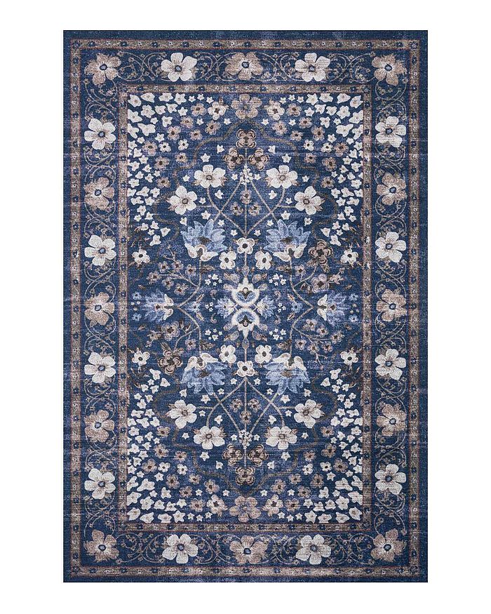 Rifle Paper Co Palais Pal-02 Area Rug, 7'6 X 9'6 In Navy