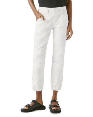 FRAME - Banded Hem Moto Pants