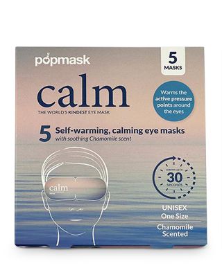 popmask calm self warming pressure point eye masks