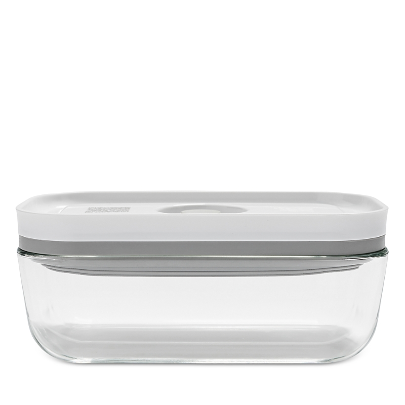 Zwilling Fresh & Save Vacuum Glass Container, Set Of 2 In White