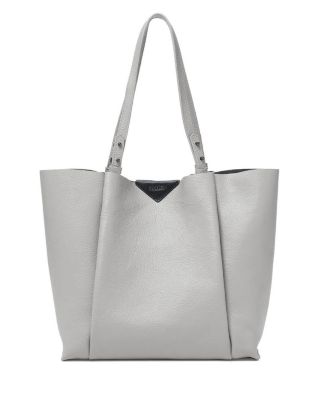 gray tote purse