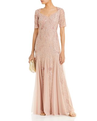 bloomingdales blush dress