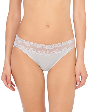 Natori Bliss Perfection Bikini In Baby Blue/white