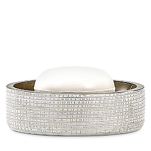 Labrazel Woven Soap Dish In Platinum/ivory