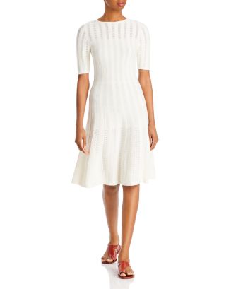 BOSS Knit Fit And Flare Dress | Bloomingdale's