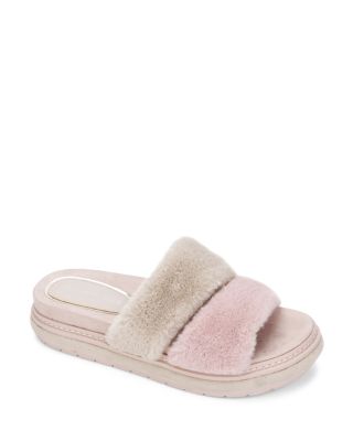 Kenneth Cole Women's Laney Cozy Flat Sandal - Two-Band Slide Sandal With Molded Footbed - View #13