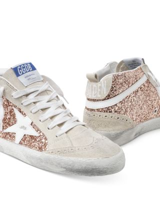 Women's Mid Star Glitter Mid Top Sneakers