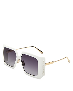 Dior Women's Square Sunglasses, 59mm In White/gray