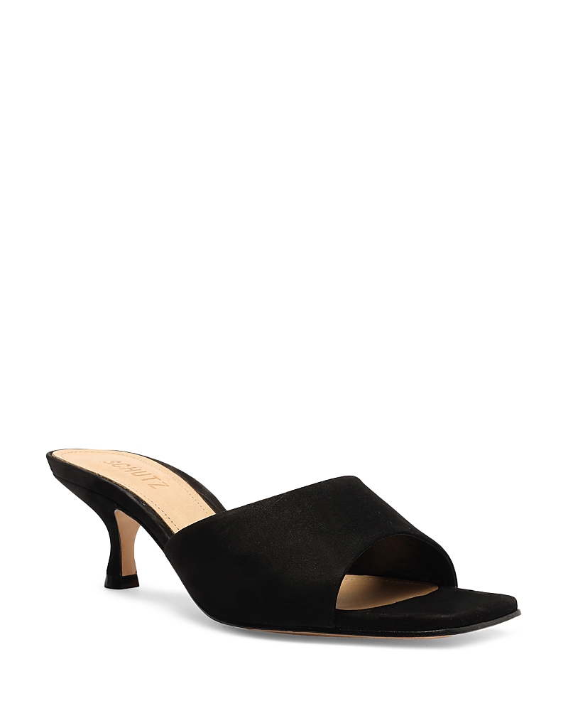 Schutz Women's Dethalia Slip On High Heel Sandals