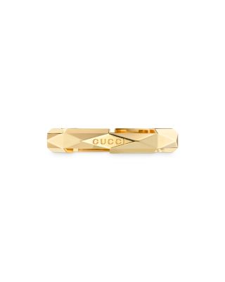 18K Yellow Gold Link To Love Stud Ring