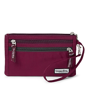 Baggallini Rfid Currency Organizer In Eggplant