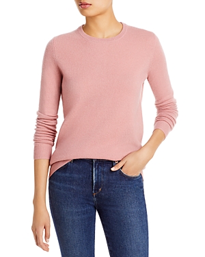 C By Bloomingdale's Cashmere C By Bloomingdale's Crewneck Cashmere Sweater - 100% Exclusive In Tea