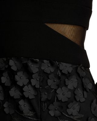 Floral Applique Gown - 100% Exclusive