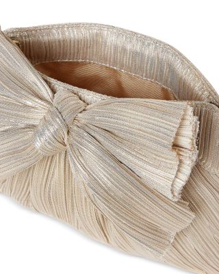 Rayne Small Pleated Bow Frame Clutch