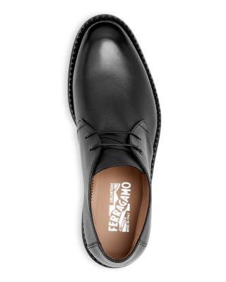 Salvatore Ferragamo Mens Leather Chukka Dress Boots Shoes Black Size 7D Luxury Ferragamo Leather Chukka Boots | 10 - Lucky Vintage main image 3
