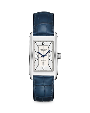 Longines Dolcevita Watch, 28.2mm X 47mm In Silver/blue