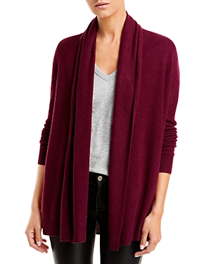 C By Bloomingdale's Open-front Cashmere Cardigan - 100% Exclusive In Wine