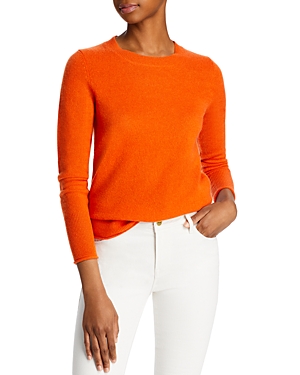 Aqua Fitted Cashmere Crewneck Sweater - 100% Exclusive In Harvest