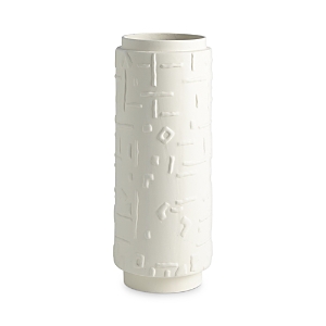 Global Views Large Sankuru Vase In White