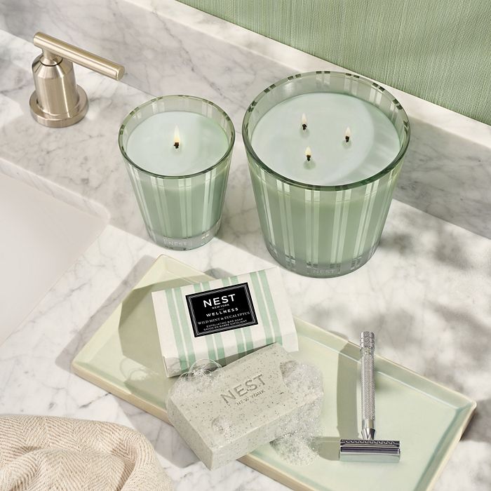 Shop Nest New York Wild Mint & Eucalyptus Candle Collection In Green