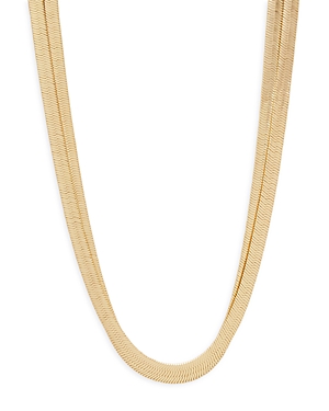 Aqua Graduated Chain Link Collar Necklace In Gold Tone, 19-22 - 100% Exclusive In Gold