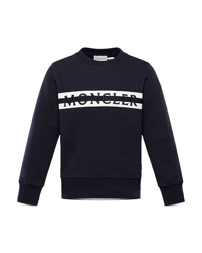 Moncler Unisex Logo Sweatshirt - Big Kid | Bloomingdale's
