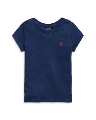 Ralph Lauren - Girls' Crewneck Tee - Little Kid, Big Kid