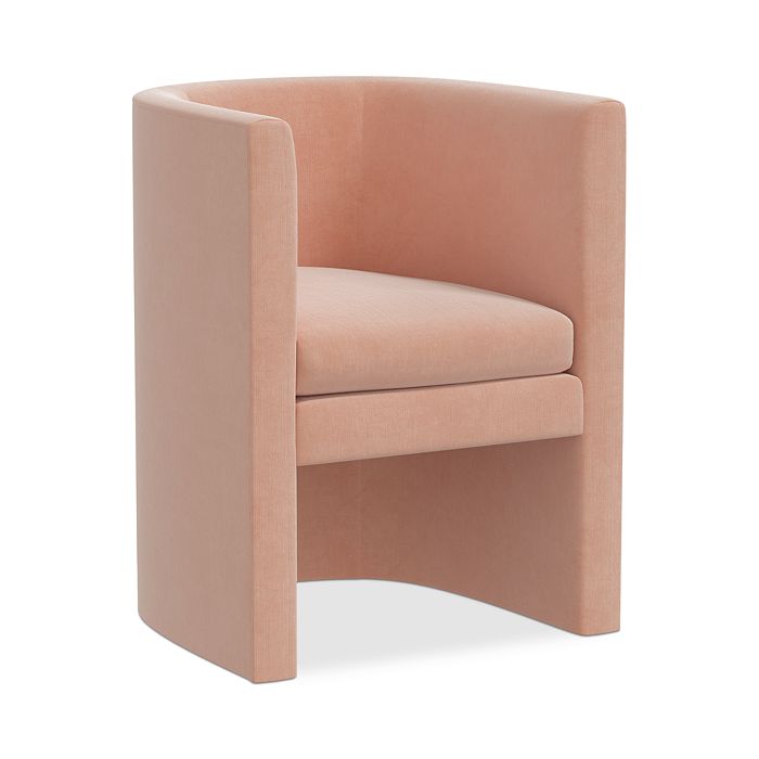 Sparrow & Wren Piper Dining Chair In Titan Pink Champagne