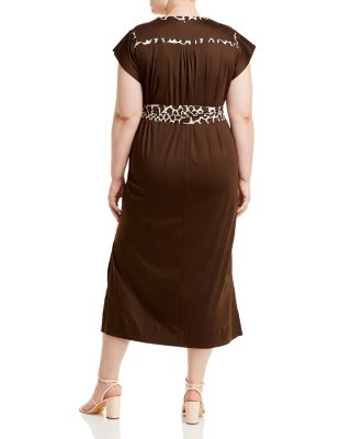 tahari plus size dresses