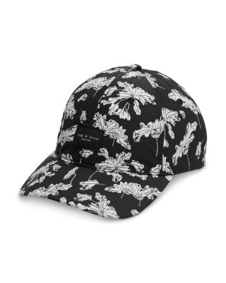 flower print baseball cap