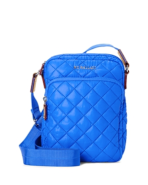 Mz Wallace Metro Micro Nylon Crossbody In Bright Blue