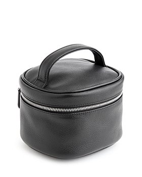 Personalised Luxury Black Cosmetic & Toiletry Bag