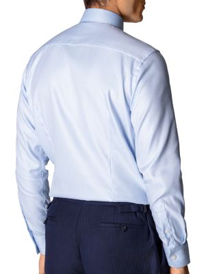 Contemporary Fit Diagonal Weave Shirt