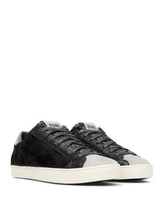 P448 Women's John Calf Hair Lace Up Sneakers Bloomingdale's