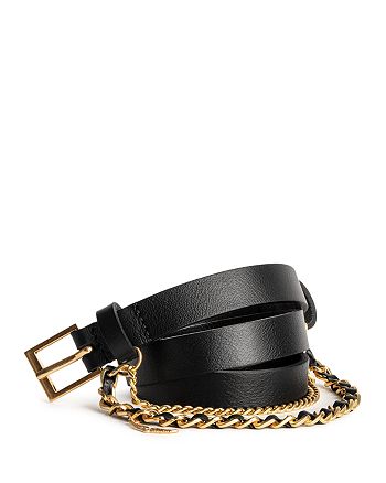 Zadig & Voltaire - Women's Rock Leather Chain Belt