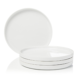 Georg Jensen Bernadotte Lunch Plate, Set Of 4 In White