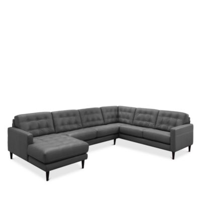 Massimo 3-Piece Leather Sectional