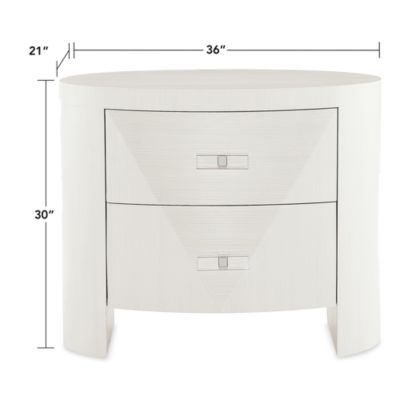 Axiom Oval Nightstand