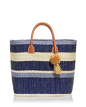 Hat Attack Tuscan Tote In Navy Combo