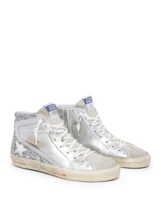Deluxe Brand Women's Slide Glitter High Top Sneakers