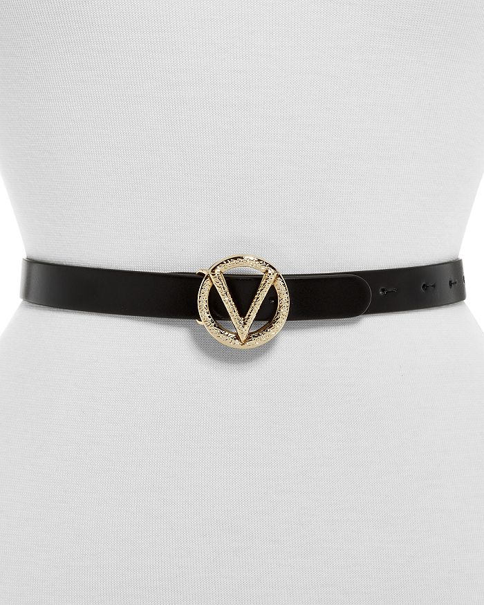 Valentino by Mario Valentino Women's Baby Logo Slim Leather Belt (57% off)  – Comparable Value $300