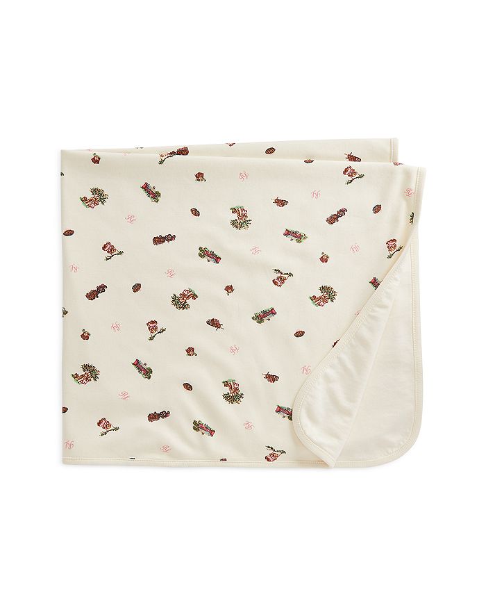 Ralph Lauren Polo Girls' Apple Picking Polo Bear Cotton Blanket - Baby ...