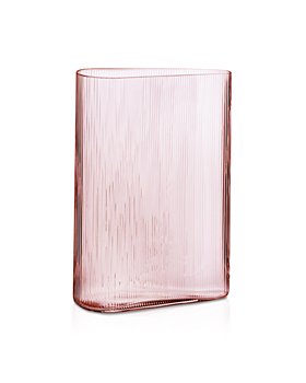 Nude Glass - Mist Short Vase, Dusty Rose