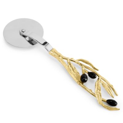 Michael Aram Olive Branch Pizza Cutter