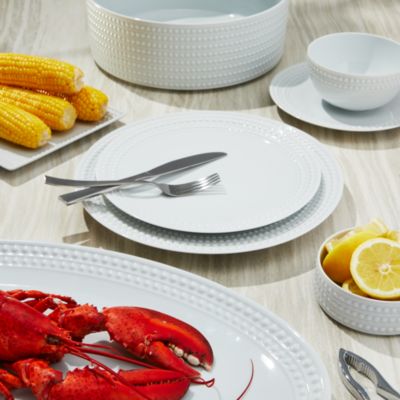Perlee White Serving Bowl 