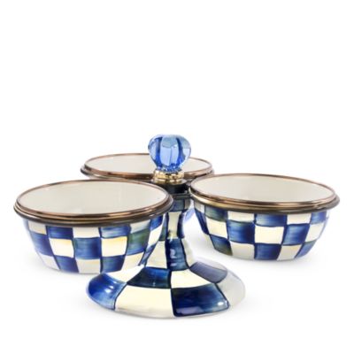 MacKenzie-Childs - Royal Check Enamel Triplicity